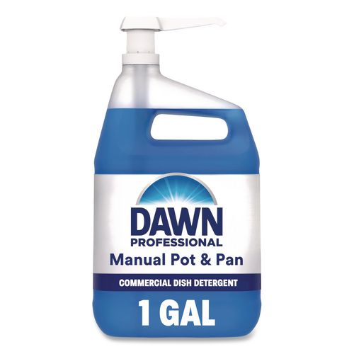 Image of Dawn® Professional 80763059 Manual Pot and Pan Dish Detergent with Pump, Original Scent, (1) Pump and (2) 1 gal Bottles/Carton