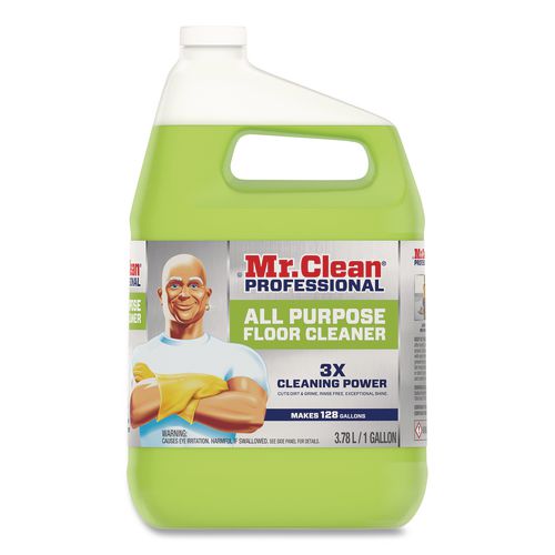 Image of Mr. Clean® 02621 Finished Floor Cleaner, Lemon Scent, 1 gal Bottle