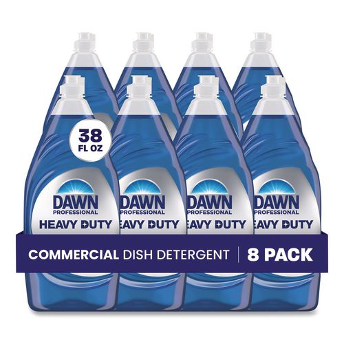 Image of Dawn® Professional 80730044 Heavy-Duty Manual Pot/Pan Dish Detergent, Original Scent, 38 oz Bottle, 8/Carton
