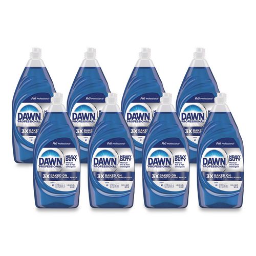 Image of Dawn® Professional 80730044 Heavy-Duty Manual Pot/Pan Dish Detergent, Original Scent, 38 oz Bottle, 8/Carton
