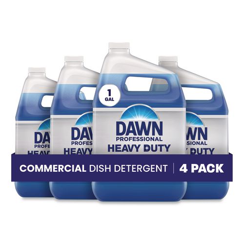 Image of Dawn® Professional 80730045 Heavy-Duty Manual Pot/Pan Dish Detergent, Original Scent, 1 gal Bottle, 4/Carton