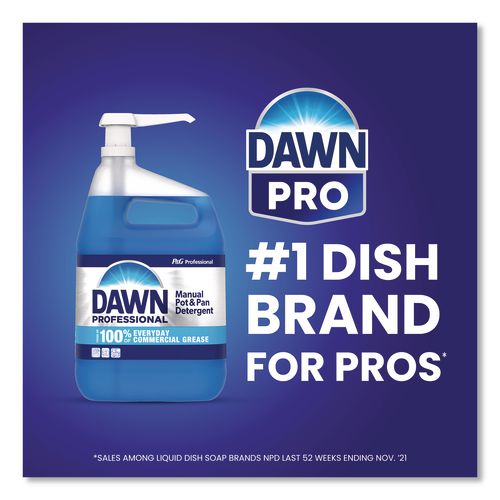 Image of Dawn® Professional 80730279 Heavy-Duty Manual Pot/Pan Dish Detergent, Original Scent, 1 gal Bottle, 2/Carton