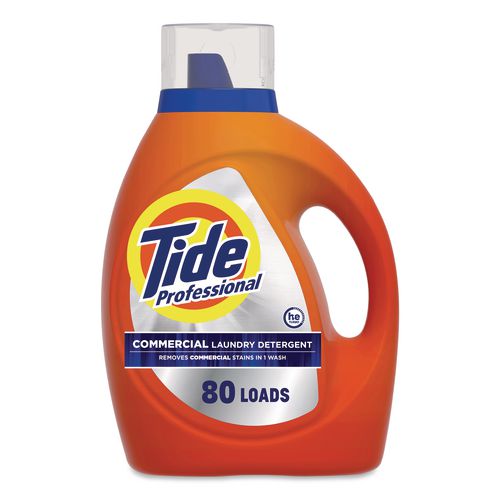 Image of Tide® PRO 80782106 Commercial HE Liquid Laundry Detergent, 105 oz Pour Bottle, 4/Carton