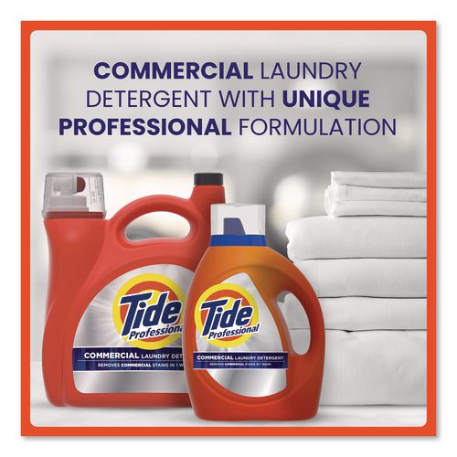 Image of Tide® PRO 80782106 Commercial HE Liquid Laundry Detergent, 105 oz Pour Bottle, 4/Carton