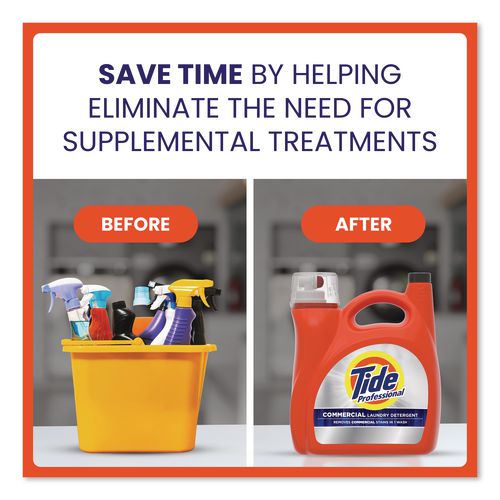 Image of Tide® PRO 80782107 Commercial HE Liquid Laundry Detergent, 170 oz Pour Bottle, 4/Carton