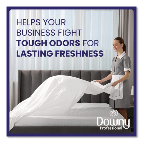 Image of Downy® Professional 80782763 Commercial Liquid Fabric Softener, Clean and Fresh Scent, 140 oz Pour Bottle, 4/Carton