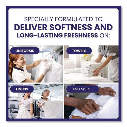 Image of Downy® Professional 80782763 Commercial Liquid Fabric Softener, Clean and Fresh Scent, 140 oz Pour Bottle, 4/Carton