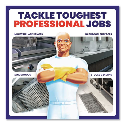 Image of Mr. Clean® PRO 80817272 Magic Eraser Ultra Pro Multi-Purpose Cleaner, 4.72 x 1.38, 2.56" Thick, White, 26/Carton