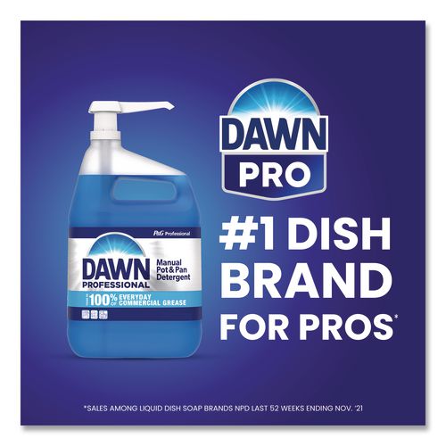 Image of Dawn® Professional 57445 Manual Pot/Pan Dish Detergent, Original Scent, 1 gal Bottle