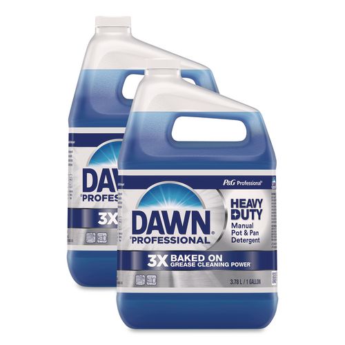 Image of Dawn® Professional 80730279 Heavy-Duty Manual Pot/Pan Dish Detergent, Original Scent, 1 gal Bottle, 2/Carton