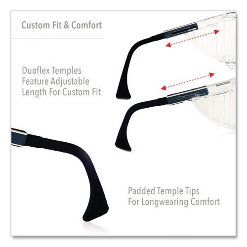 Image of Honeywell Uvex S0112 Ultra-spec 2001 OTG Eyewear S0112, Frameless OTG, Clear Single Lens