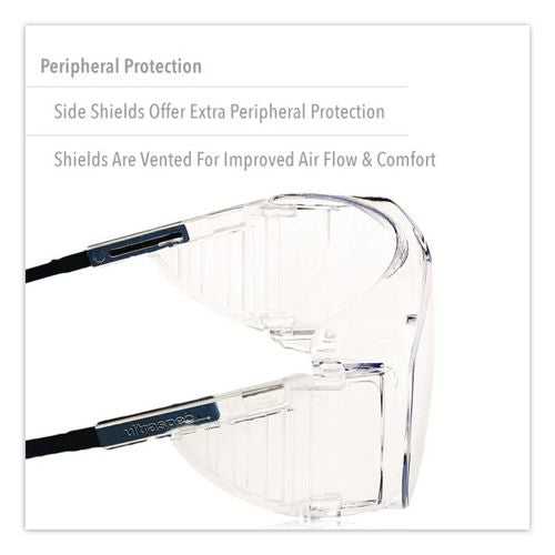 Image of Honeywell Uvex S0112 Ultra-spec 2001 OTG Eyewear S0112, Frameless OTG, Clear Single Lens