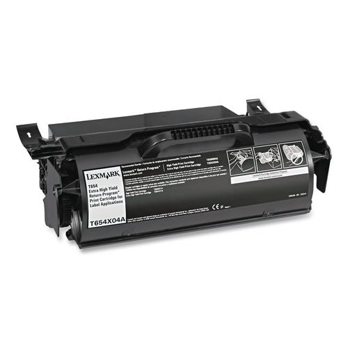 Image of Lexmark T654X04A T654x04a Return Program Extra High-Yield Toner, 36,000 Page-Yield, Black