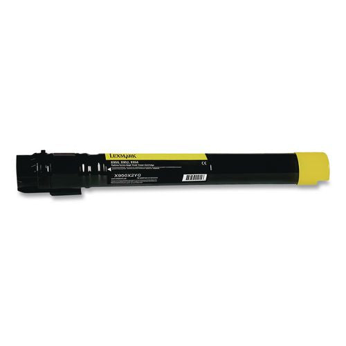 Image of Lexmark X950X2YG X950x2yg Extra High-Yield Toner, 22,000 Page-Yield, Yellow