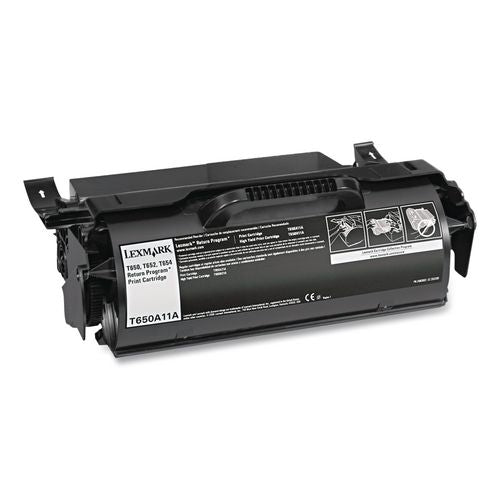 Image of Lexmark T650A11A T650a11a Return Program Toner, 7,000 Page-Yield, Black
