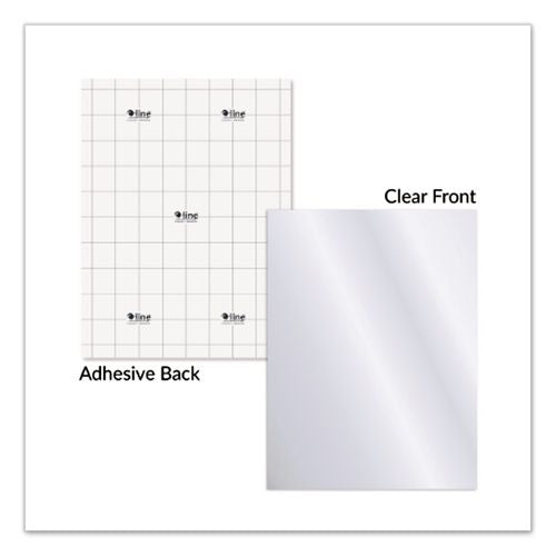 Image of C-Line® 65004 Cleer Adheer Self-Adhesive Laminating Film, 2 Mil, 9" X 12", Non-Glare Clear, 50/box