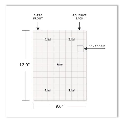 Image of C-Line® 65004 Cleer Adheer Self-Adhesive Laminating Film, 2 Mil, 9" X 12", Non-Glare Clear, 50/box