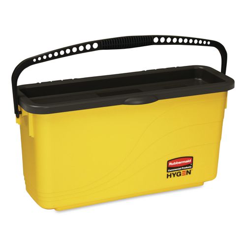 Image of Rubbermaid® Commercial HYGEN FGQ95088YEL HYGEN Charging Bucket, 6.8 gal, Yellow