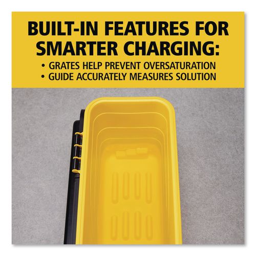 Image of Rubbermaid® Commercial HYGEN FGQ95088YEL HYGEN Charging Bucket, 6.8 gal, Yellow