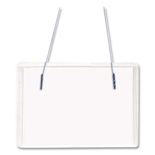 Image of C-Line® 96043 Name Badge Kits, Top Load, 4 X 3, Clear, Elastic Cord, 50/box