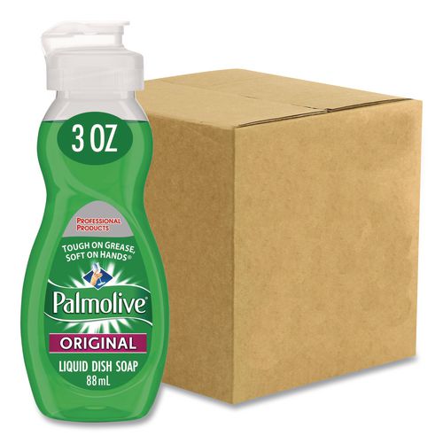 Image of Palmolive® 201417 Dish Soap Liquid, Original Scent, 3 oz Bottle, 72/Carton
