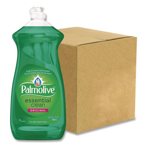 Image of Palmolive® US06022A Dish Soap Liquid, Fresh Scent, 28 oz Bottle, 9/Carton