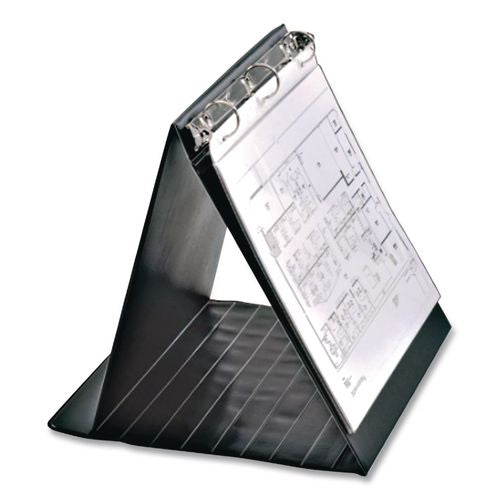 Image of Cardinal® 09260V3 Easel Round Ring Binder, 3 Rings, 1" Capacity, 11 X 8.5, Black