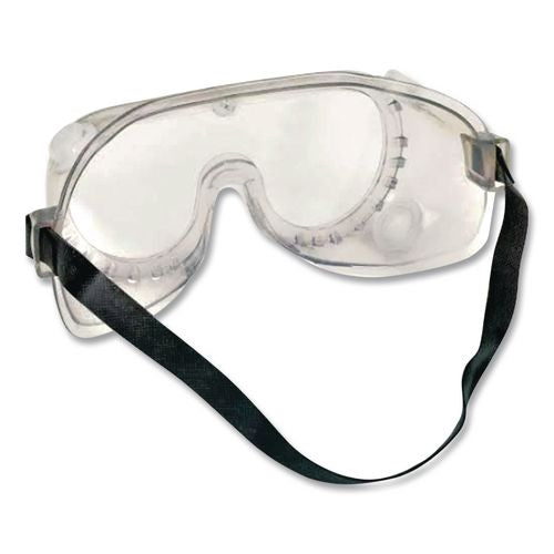 Image of MCR Safety 2230R Chemical-Splash Goggles, Indirect Venting, OTG, Clear Lens, Clear Frame