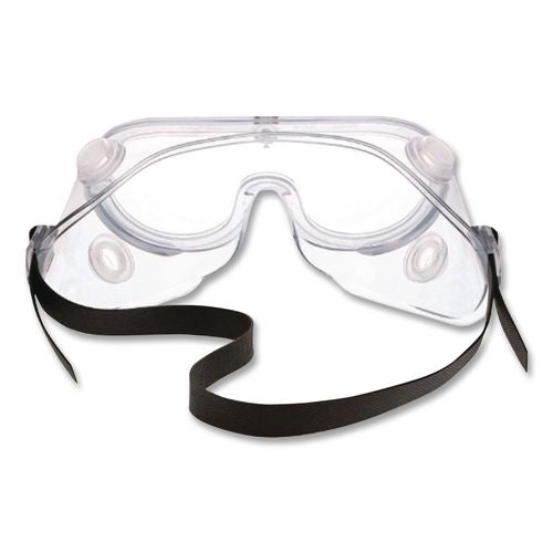 Image of MCR Safety 2230R Chemical-Splash Goggles, Indirect Venting, OTG, Clear Lens, Clear Frame