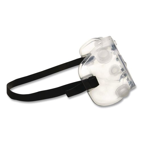 Image of MCR Safety 2230R Chemical-Splash Goggles, Indirect Venting, OTG, Clear Lens, Clear Frame