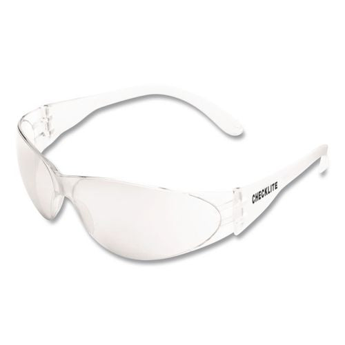 Image of MCR Safety CL110 Checklite Safety Glasses, Frameless, Clear Single Hard Coat Scratch-Resistant Lens, 12/Box