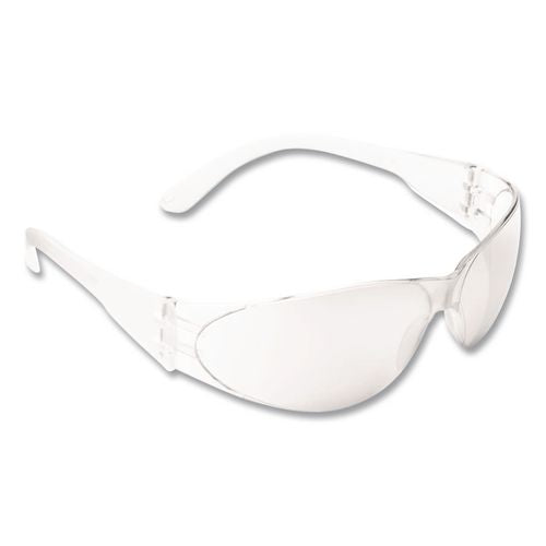 Image of MCR Safety CL110 Checklite Safety Glasses, Frameless, Clear Single Hard Coat Scratch-Resistant Lens, 12/Box