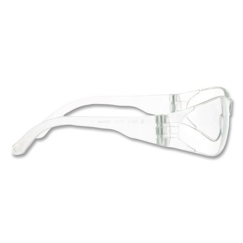 Image of MCR Safety CL110 Checklite Safety Glasses, Frameless, Clear Single Hard Coat Scratch-Resistant Lens, 12/Box
