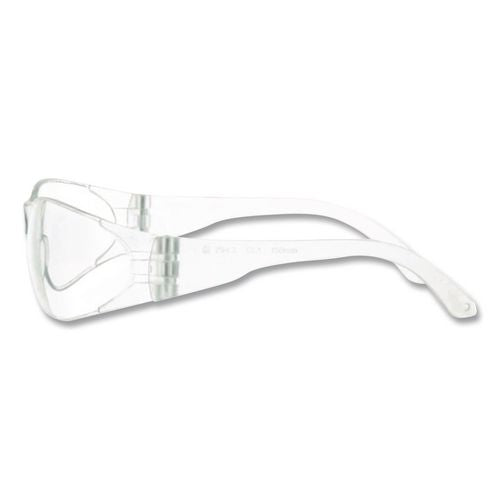 Image of MCR Safety CL110 Checklite Safety Glasses, Frameless, Clear Single Hard Coat Scratch-Resistant Lens, 12/Box