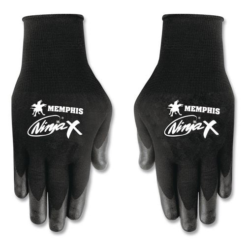 Image of MCR Safety N9674M Ninja X Gloves, EN388: 412X, Medium, Black, Pair
