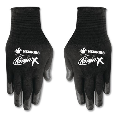 Image of MCR Safety N9674S Ninja X Gloves, EN388: 412X, Small, Black, Pair