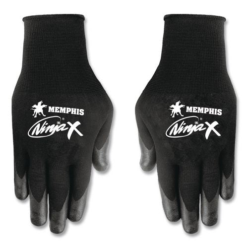 Image of MCR Safety N9674XL Ninja X Gloves, EN388: 412X, X-Large, Black, Pair
