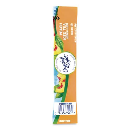 Image of Crystal Light® GEN00797 Flavored Drink Mix, Peach Tea, 30 .09oz Packets/box