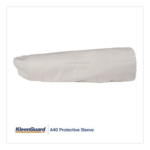 Image of KleenGuard KCC 44480 A40 Sleeve Protectors, One Size Fits Most, White, 200/Carton