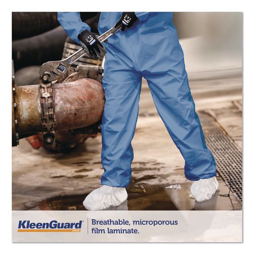 Image of KleenGuard KCC 44492 A40 Liquid And Particle Protection Shoe Covers, Medium, White, 400/Carton