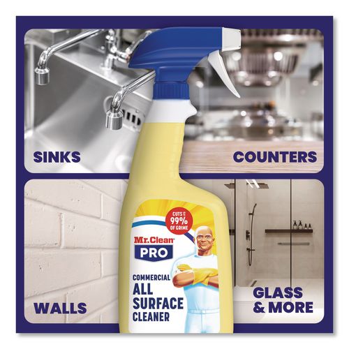 Image of Mr. Clean® PRO Commercial All Surface Cleaner, Unscented, 32 oz Spray Bottle, 6/Carton