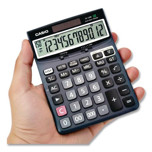 Image of Casio® DJ120D DJ120D Calculator, 12-Digit LCD