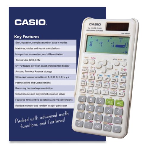 Image of Casio® FX-115ESPLS2-S FX-115ESPLS2-S 2nd Edition Scientific Calculator, 12-Digit LCD