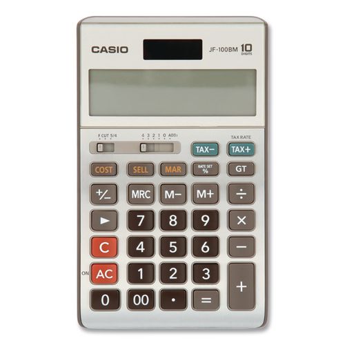 Image of Casio® JF100BM Jf100ms Desktop Calculator, 10-Digit Lcd