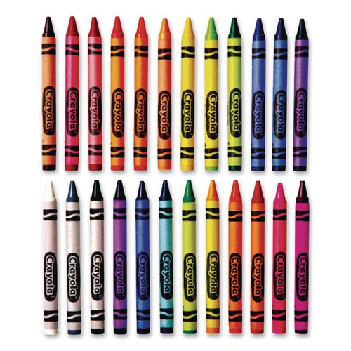 Image of Crayola® 52-3036 Classic Color Crayons, Regular Size, 24 Assorted Colors, 24/Pack, 24 Packs/Box