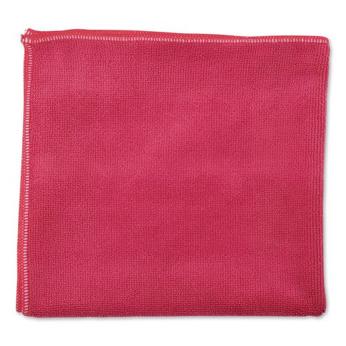 Image of Unger® MF40R SmartColor MicroWipes 4000, Heavy-Duty, 16 x 15, Red, 10/Pack