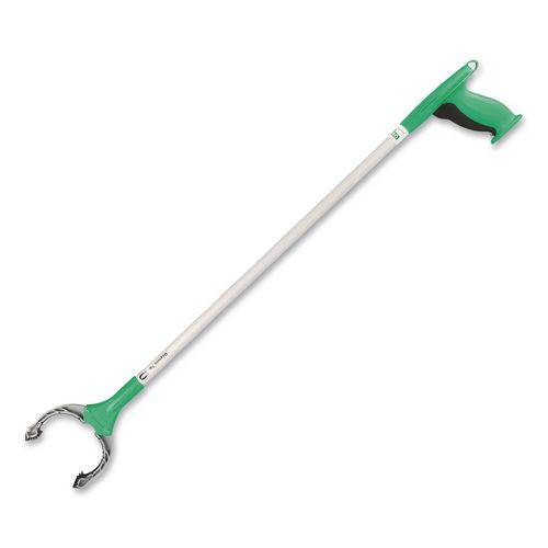 Image of Unger® NT080 Nifty Nabber Trigger-Grip Extension Arm, 2.6 ft, Aluminum/Green