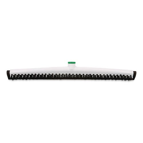 Image of Unger® PB55A Sanitary Brush with Squeegee, Black Polypropylene Bristles, 22" Brush