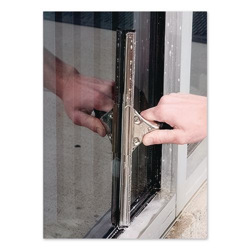 Image of Unger® PR300 Pro Stainless Steel Squeegee, 12" Wide Blade