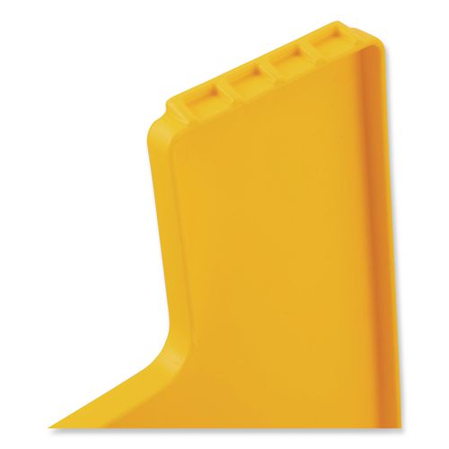 Image of Boardwalk® 3690904 Site Safety Wet Floor Caution Sign, 2-Sided, 10 x 2 x 26, Yellow